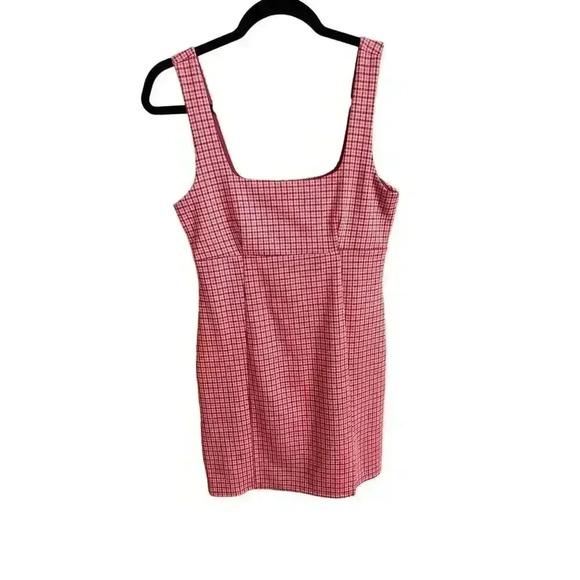 Forever 21 Checkered Barbie Pink and‎ Red Plaid Dress Women's Size Medium - Picture 1 of 5